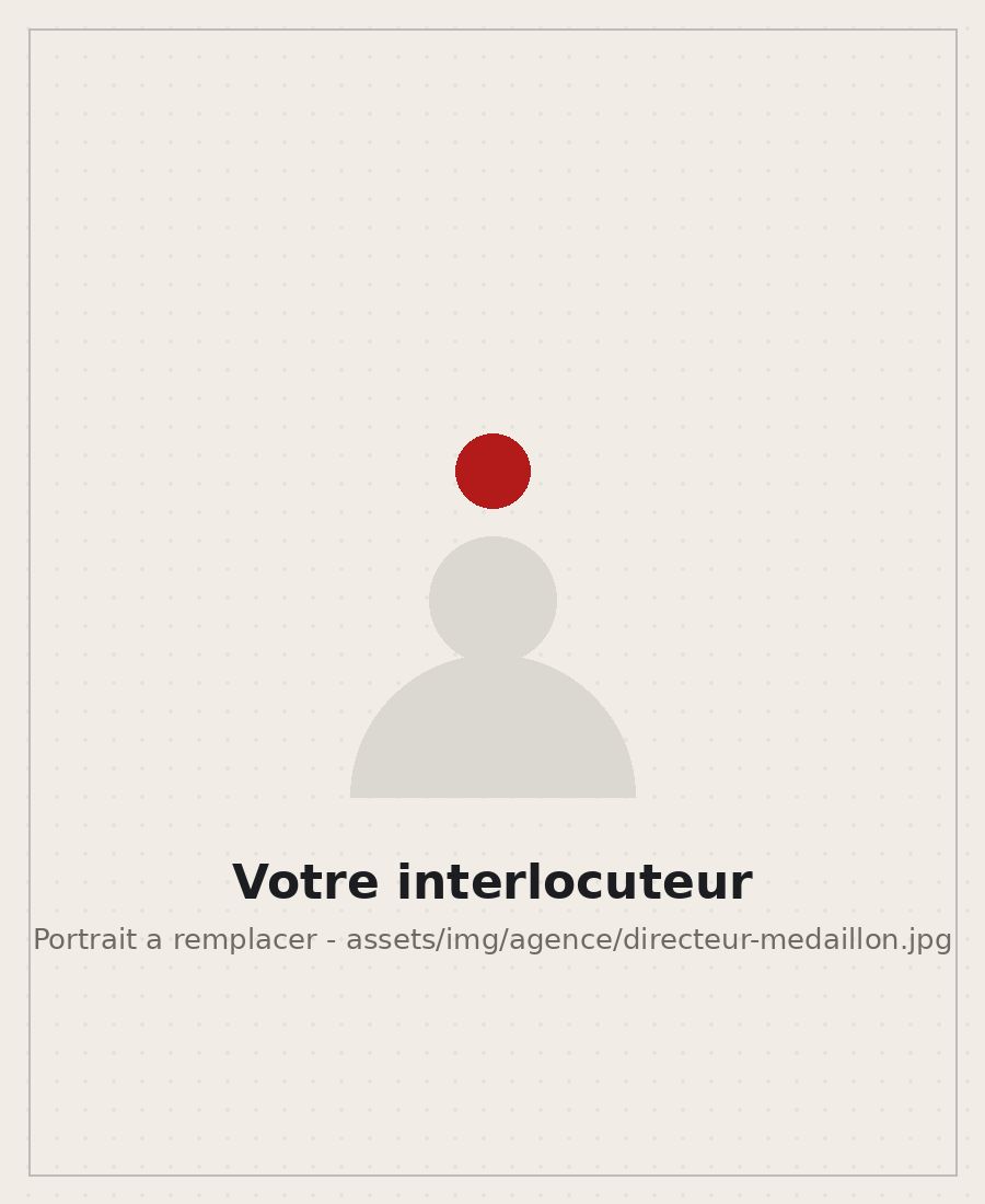 Portrait du directeur de L'Agence — photo à remplacer