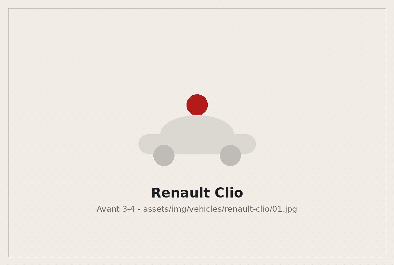 Renault Clio — avant 3/4